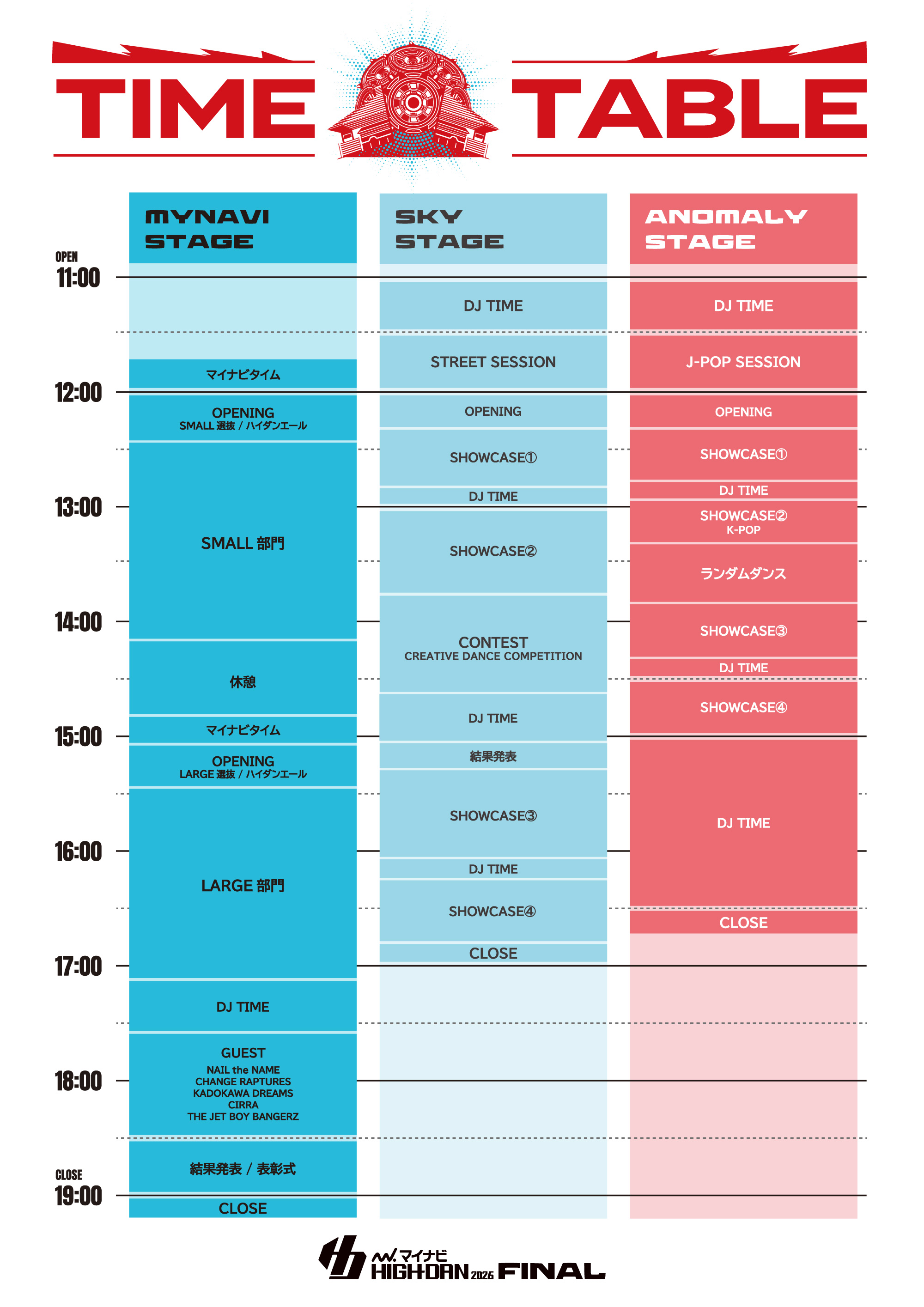 TIMETABLE
