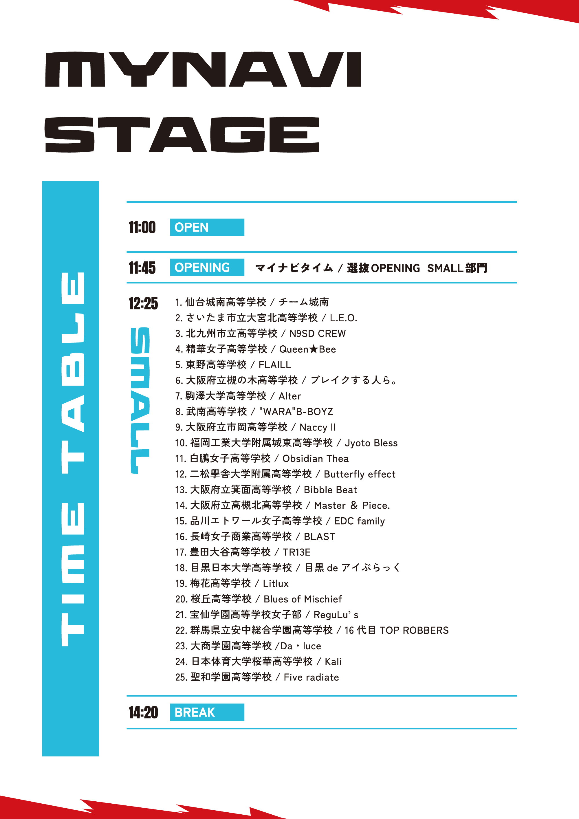 MYNAVI STAGE